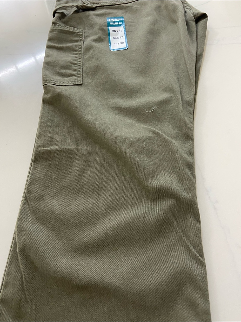 Carhartt Olive Green Relaxed Fit Work Pants - Picture 7 of 16